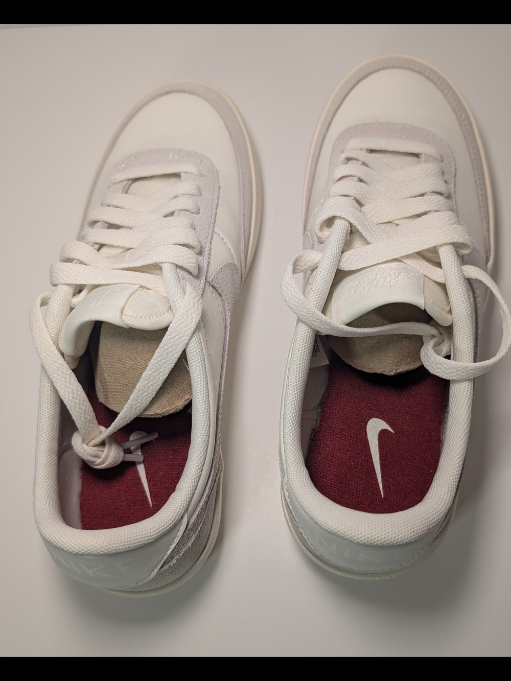 NEW WITH BOX Nike W Killshot 2 Sail/Sail-Team Red Womens US 6.5 - HV0846-133 - Picture 5 of 8